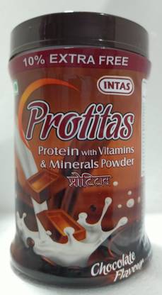 protitas INTAS PROTEIN POWDER WITH VITAMINS & MINERALS FOR ENERGY,MUSCLE,STAMINA & MASS Protein Blends