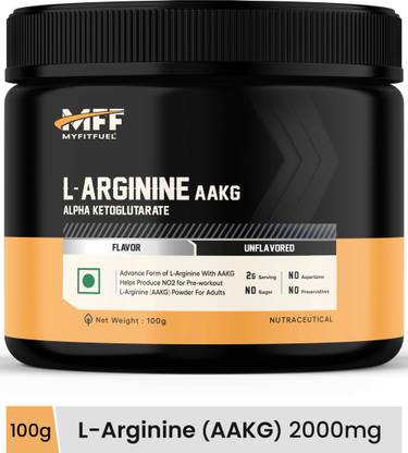 MyFitFuel L-Arginine (AAKG) Alpha Keto Glutarate , 100g Unflavored Pre Workout