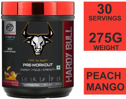 Muscle Trail Hardy Bull |3.5g Beta Alanine for Energy, Focus & Strength |30 servings Pre Workout