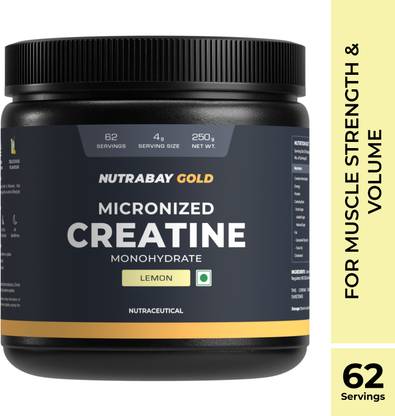 Nutrabay Gold Micronized Creatine Monohydrate, Pre/Post Workout, Flavoured Amino Acid Creatine