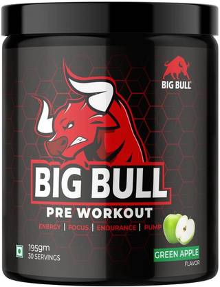 Big Bull Pre-Workout Supplement Drink | Lean Muscles Strength Building Protein Shake