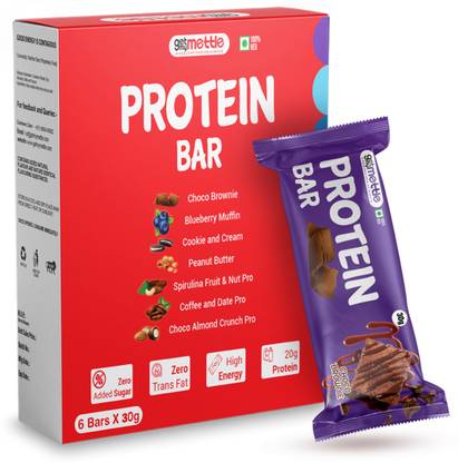 METTLE Nutrition and Snacks Bars | Each 30g Bar | Protein Bars