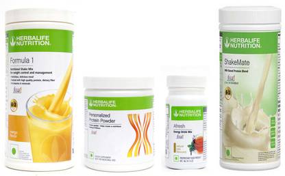 Herbalife Nutrition FORMULA1MANGO 500 G PROTIEN 200 G ENERGY DRINK TULSI 50 G SHAKEMATE 500 G Protein Shake