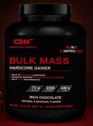 CBM Bulk Mass 6 Lb Chocolate Weight Gainers/Mass Gainers