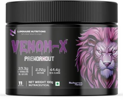 LUMINAIRE NUTRITIONS VENOM-X PRE-WORKOUT Pre Workout