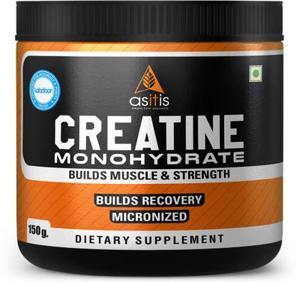 AS-IT-IS Nutrition Pure Creatine Monohydrate for Muscle Building (150 gm) Creatine