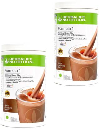 HERBALIFE Weight Loss Combo Formula 1 Shake Mix Chocolate Flavor 2 Pcs Protein Shake
