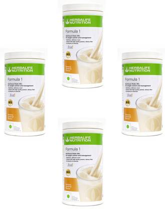 Herbalife Nutrition Formula 1 Shake Banana Caramel Flavor 4 PIECES For Weight Loss Protein Shake