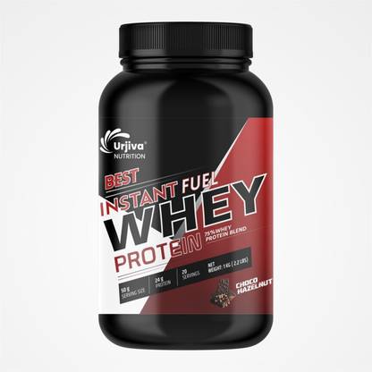 Urjiva NUTRITION Best Instant Fuel 75% Whey Protein CHOCO HAZELNUT Flavor Whey Protein