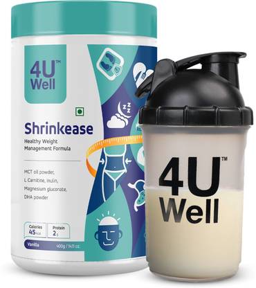 4UWell Shrinkease | Weight Management & Control With Essential Vitamins & Minerals Protein Shake