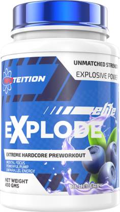 Proteition Elite Explode | Caffeine Anhydrous & Malate | Mental Focus | Extreme Hardcore Pre Workout