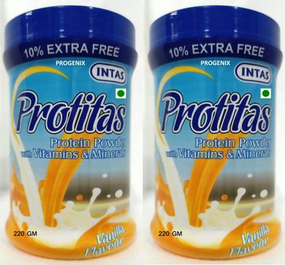 Progenix PROTITAS|PROTEIN POWDER WITH VITAMINS AND MINERALS FOR ENERGY,MUSCLE&MASS Protein Blends