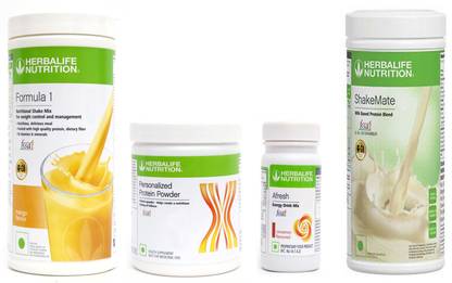 Herbalife Nutrition FORMULA1MANGO 500 G PROTIEN 200 G ENERGY DRINK CINNAMON 50 G SHAKEMATE 500 G Protein Shake