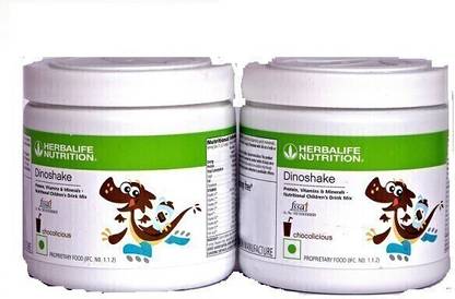 Herbalife Nutrition Dinoshake Nutritional Children's Drink Plant-Based Protein- (200 g, Chocolate) Protein Blends
