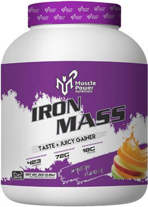 Muscle Power IRON MASS TASTE + JUICY WEIGHT MUSCLE GAINER Weight Gainers/Mass Gainers