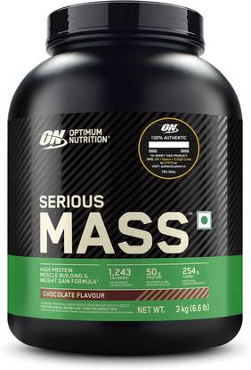Optimum Nutrition (ON) Serious High Protein Weight / Mass Gainers with Vitamins,Minerals& Creatine Weight Gainers/Mass Gainers
