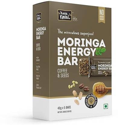 haveraw Coffee & Seeds Moringa Energy Bars