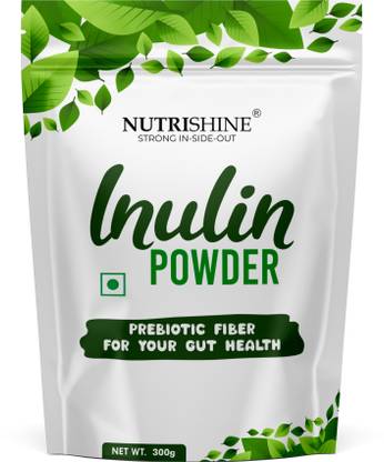 NUTRISHINE Inulin Powder 300gm For Digestive Health | Used as a thickening agent Protein Shake