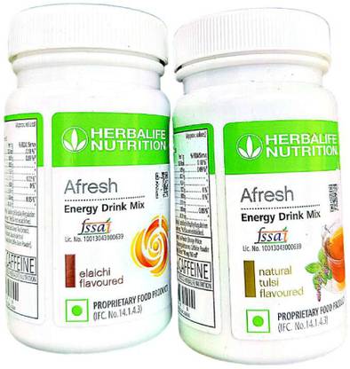 Herbalife Nutrition AFRESH ENERGY DRINK MIX-TULSI AND ELAICHI Protein Shake