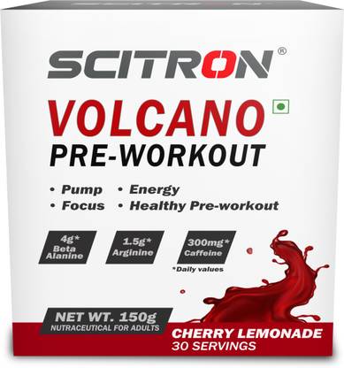 Scitron Volcano Pre Workout 150g - Cranberry (30 Servings) Pre Workout