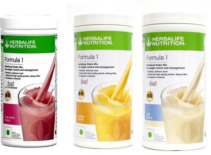 HERBALIFE Formula 1 Shake Rose Kheer + Mango + Kulfi Flavor Protein Shake