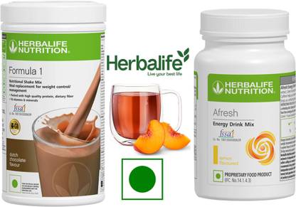 HERBALIFE Formula 1 Shake Mix 500g Afresh Energy Drink 50g Mix Protein Shake