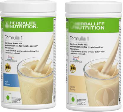 HERBALIFE Formula 1 Nutritional shake mix vanilla and kulfi-1000 Gm Protein Blends