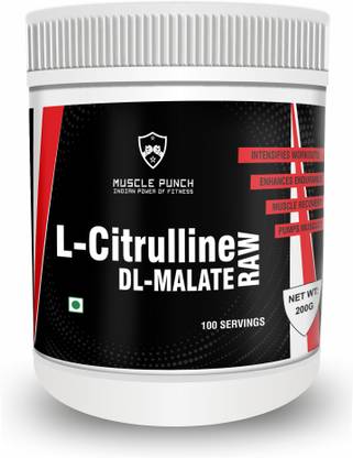 Muscle Punch | L-citrulline DL-malate | Raw Series | 100 Servings | EAA (Essential Amino Acids)