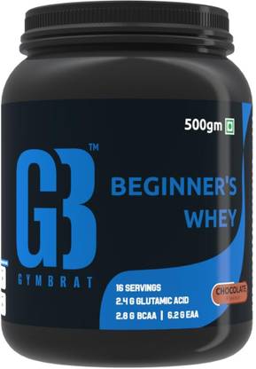 GymBrat Beginner Whey Powder, 12 g per Scoop, 33 Servings | Lab Tested Whey Protein