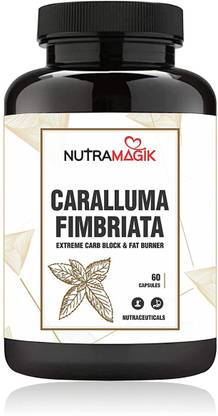 nutramagik Caralluma Fimbriata Extract Natural PlantRoot Appetite Suppressant - 60 capsules Plant-Based Protein