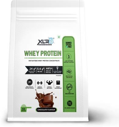 XLR8 with 24 g 5.4 g BCAA Whey Protein