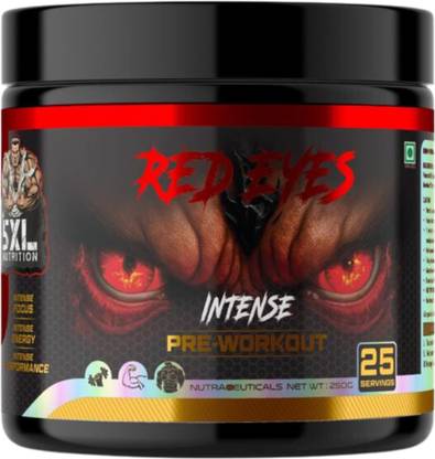 The 5xl Nutrition Red Eyes Intense Pre-workout with L-Citrulline & Beta Alanine | 25 servings, Pre Workout