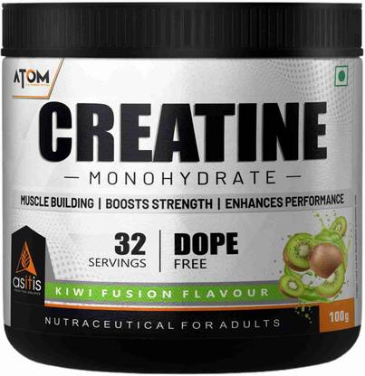 AS-IT-IS Nutrition ATOM Creatine Monohydrate 100g - 32 Servings | Dope Free | Creatine