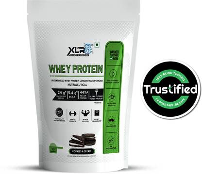 XLR8 Whey Protein with 24 g protein, 5.4 g BCAA - 1 lbs / 454 g Whey Protein
