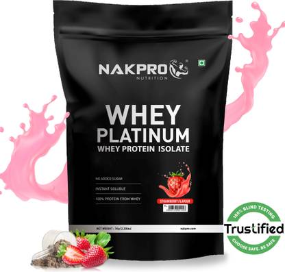 Nakpro PLATINUM 100% Whey Protein Isolate Supplement Powder Whey Protein