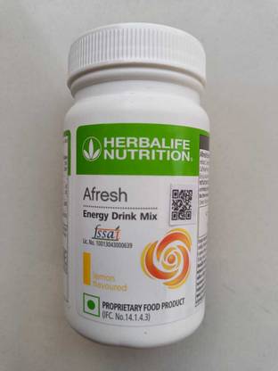 HERBALIFE AFRESH ENERGY DRINK MIX - LEMON FLAVOR (50GM) Energy Bars