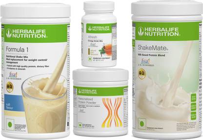 Herbalife Nutrition FORMULA-1 Shake Kulfi Afresh Energy Drink Protein 200g Shakemate Protein Shake