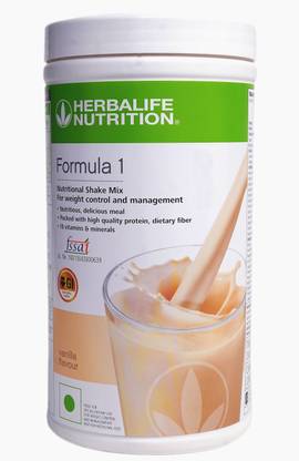 HERBALIFE Formula 1 Nutritional Shake - Vanilla Flavor For Weight Loss Plant-Based Protein