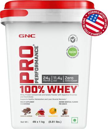 GNC 100% Whey Protein Powder & Black Shaker Whey Protein