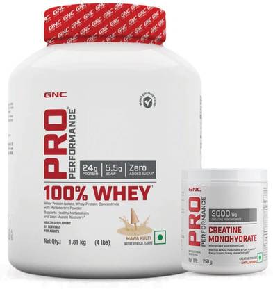 GNC Pro Performance 100% Whey + Creatine Monohydrate Combo Creatine