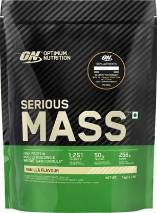Optimum Nutrition (ON) Serious High Protein with Vitamins and Minerals Weight Gainers/Mass Gainers