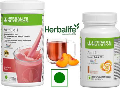 HERBALIFE Formula 1 Shake Mix 500g Afresh Energy Drink 50g Mix Protein Shake