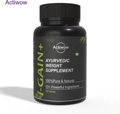 ACTIWOW i-Gain+ I Herbal Protein Gainer I Safe Formula for Mass & Muscle Gain Weight Gainers/Mass Gainers