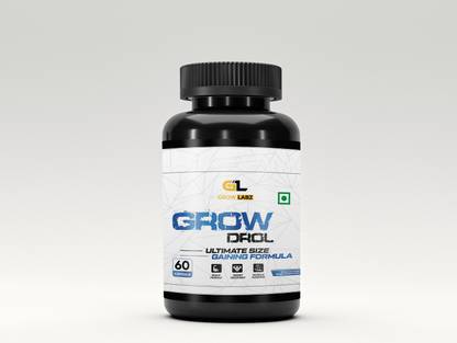 Grow Labz Grow Drol 60 Capsule Ultimate Size Gaining Formula Build Muscle & Boost Recovery Weight Gainers/Mass Gainers