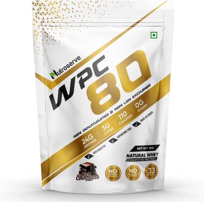 nutroserve WPC 80 Whey Protein Powder for Bulk | Mass Gainer | Weight Gainer Whey Protein