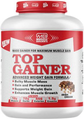 MB MUSCLE BUILDER'S Top Gainer For Bulk Mass Gain & Support Weight Gain With Rapid Muscle Growth. Weight Gainers/Mass Gainers