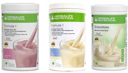 Herbalife Nutrition FORMULA1 ROSE KHEER & KULFI & SHAKEMATE Protein Shake