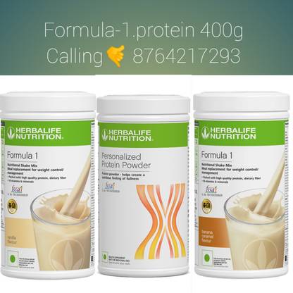 Herbalife Nutrition FORMULA-1 SHAKE 2 ' ALL FLAVER PROTEIN POWDER -400 g Protein Shake
