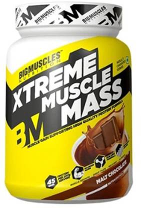 BIGMUSCLES NUTRITION Big Muscles Nutrition Xtreme Muscle Mass -2.7 Kg ( Free Shaker / Vest ) Weight Gainers/Mass Gainers