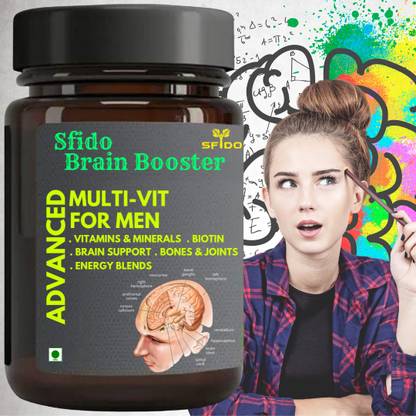 Vitara Healthcare Sfido Brain Booster | 30 Capsules | help in boost brain power memory